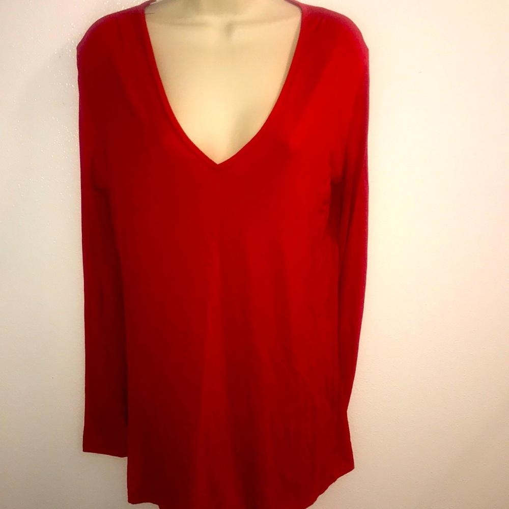 Piko red long sleeve